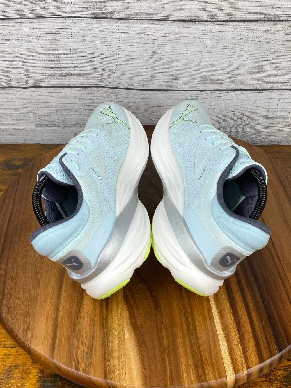 Puma Magnify Nitro 2 Light Blue Fizzy Apple Running Shoe 377540-15 Women Size 9